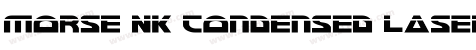 Morse NK Condensed Laser Italic字体转换
